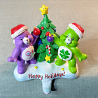 2005 Care Bears Christmas Stocking Holder Share & Good Luck Bear