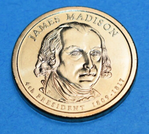 2007 D James Madison Presidential Dollar Coin