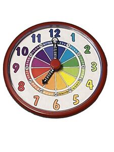 Winter Special Preschool  Learn Time Numbers Teaching Wall Clock Educational Toy