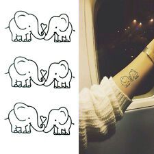 Elephant Tattoo Removable Waterproof Temporary Tattoos Body Art StickersDY`jm