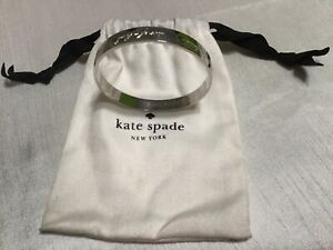 Kate Spade new york best friends ever silver tone bangle bracelet
