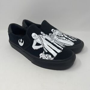 Mens Size 8 Adidas Court Rallye Star Wars Rebels Slip On Shoes Slides Black
