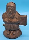 Rare Vintage Santa Claus Cast Iron Baking Candy Hinged Christmas Mold Unmarked 4