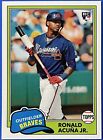 2018 Topps Archives #212 Ronald Acuna Jr. Rookie Card RC Atlanta Braves