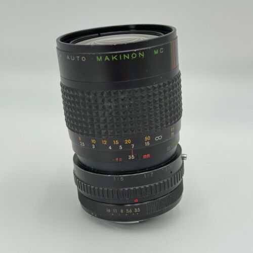 Makinon MC Auto Zoom 1 : 3.5-4.5 f=35-105mm Lens Made in Japan