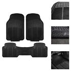 FH Group Universal Floor Mats for Car Heavy Duty All Weather Rubber Mats - Black (For: 1999 Toyota Corolla)