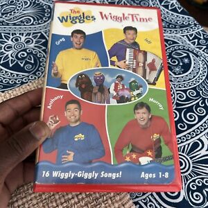 New ListingTHE WIGGLES WIGGLE TIME VHS RED CLAMSHELL CASE