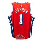 James Harden Autographed Philadelphia Statement Edition Basketball Jersey - BAS