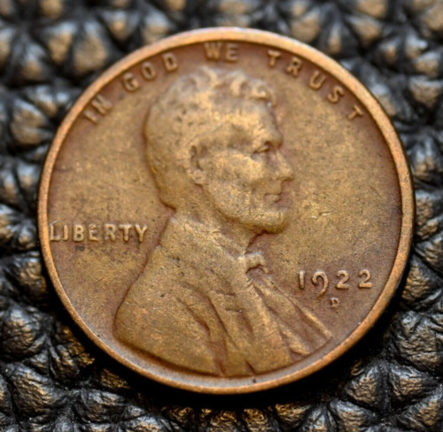 1922-D Lincoln Cent ~ GOOD (GD) Condition ~ COMBINED SHIPPING!