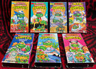 Lot 7 Teenage Mutant Ninja Turtles VHS Bodaciously Big Adventures Series 1-7