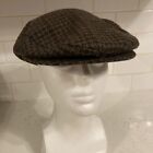 Stetson Snap Flat Cap Men’s Hat Size Small 6 3/4-6 7/8 Brown Wool  Made in USA