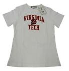 New Virginia Tech Hokies Womens Sizes S-M-L-XL Cream Shirt