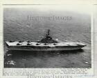 1962 Press Photo USS Valley Forge, a helicopter and troop-carrying ship
