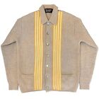 Vintage 60s Leonardo Strassi Wool Cardigan Made in Italy GRUNGE Size Med Sweater