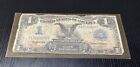 Series 1899 $1 One Dollar US Silver Certificate Large Note Blue Seal Black Eagle
