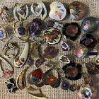 Vintage Cloisonné Enamel - Junk Drawer Jewelry Lot Earrings, Pendants & More