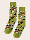 Sushi Socks Green Socks Funny Socks for Men Novelty Socks Funky Socks Gift for