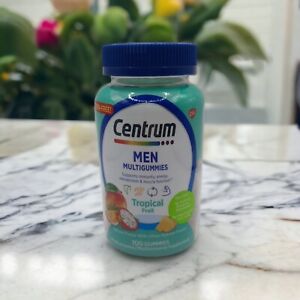 Centrum Men's Multivitamin Gummies, Tropical Fruit Flavors. 100ct. Exp 11/2024