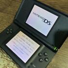 Nintendo DS Lite Jet Black Game Console Working Tested Japanese ver