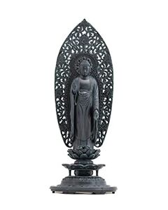 Buddha statue Amida Nyorai 25cm (bronze color) Buddhist master: Horin Matsuhisa