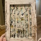 Birch Trees,forest,4/6,painting On Paper,framed