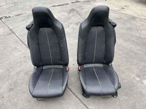 2016-2023 Mazda MX-5 Miata Front PAIR Left & Right Perforated Leather Seat Bose