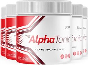 5 Pack- Alpha Tonic Supplement Powder - Weight Loss Support Formula Shake 2.75oz