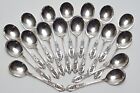 Wallace Rose Point Sterling Silver Cream Soup Spoons