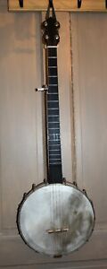 New ListingNice 5 string banjo, New Eastman neck with a vintage pot, open back, ready to go