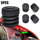 5pcs Black Rubber Car Bonnet Rubber Buffer Hood Washer Bumper Parts For Nissan (For: More than one vehicle)