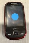 Samsung AT&T A797 Flight Red GSM Slider Cell Phone 3G 2MP QWERTY Grade C