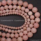 100% Natural Gemstone Pink Opal Round Spacer Loose Beads 4mm 6mm 8mm 10mm 15.5