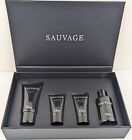 Dior Sauvage Mini Gift Set: EDT 10ml, Shower Gel, Shave Gel, Beard Moisturizer