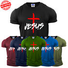 Jesus Cross Christianity Men's T-Shirt Faith Christ Religious Funny New Gift Tee
