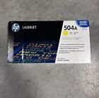 GENUINE HP 504A Yellow Toner Cartridge CE252A SEALED - FREE SHIPPING! (S21)