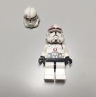 LEGO Star Wars Clone Trooper Dark Red Markings Recon Minifigure sw0130 + HELMET