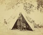 Union Major General Ambrose Burnside Uniform Tent 8x10 US Civil War Photo
