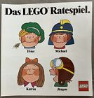 Lego 1975 Catalog Das Lego Ratespiel German Rare Brochure Poster Vf/fn Condition