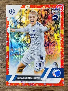New Listing2022-23 Topps UCC Chinese New Year Isak Bergmann Johannesson /150#189 Rookie RC
