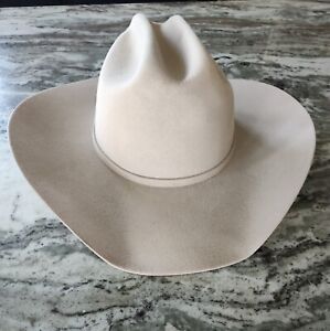 Resistol Rancher 5X Beaver Cowboy Western Hat  7 1/4 Buckskin Tan - SHARP!