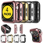 4 Pack for Apple Watch Series 6/5/4/SE/3/2 Protector Case 44/40/42/38mm Cover