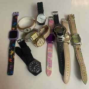 Assorted Watches Used Not Working For Parts Or Pieces lot 164