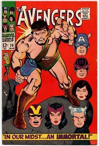 The Avengers #38 Gil Kane Hercules Marvel Comics 1967 Enchantress Capt America