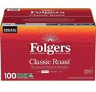 Folgers Classic Medium Roast K-Cup Coffee Pods 100 ct.