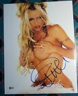 pamela anderson signed photo 11x14 Beckett COA Playboy Baywatch Maxim Autograph