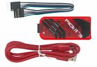 PICKit3 Microchip Programmer w/ USB cable, Connector Wires Pic Kit 3