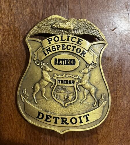 Retired Detroit Police Inspector, Patch