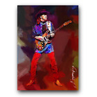 Stevie Ray Vaughan #7 Art Card Limited 41/50 Edward Vela Signed (Music -)