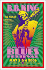 B. B. KING & TAJ MAHAL Blues Festival Original 06 Signed Tulsa Concert Poster BB