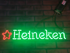 Heineken Neon Sign Replacement Tube - Heineken Star Tube Only - NEW